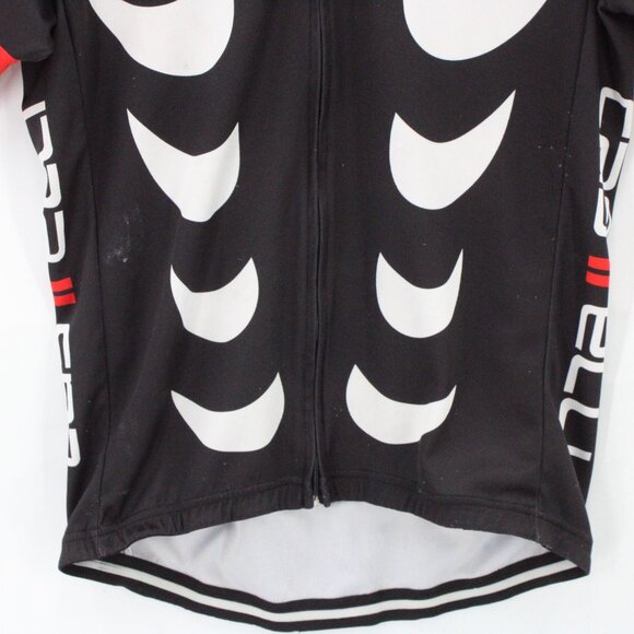Castelli Cycling Jersey Mens Black Full Zip Short Sleeve Outdoor Size Large L - Picture 4 of 9